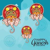 gelukkige ganesh chaturhi vector