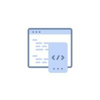 code mobiel Onderzoek icoon vector