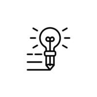 lamp creatief idee icoon vector