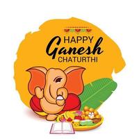 gelukkige ganesh chaturhi vector