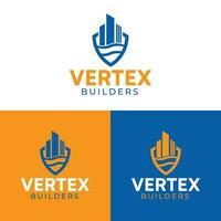 bouw logo sjabloon vector logo, architectuur en gebouwen vector logo echt landgoed logo ontwerp