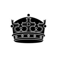 kroon vector icoon. koning illustratie teken. koningin symbool. monarchie markering.