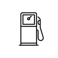 brandstof icoon vector. benzine illustratie teken. energie symbool of logo. vector
