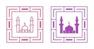 van de profeet moskee vector icoon