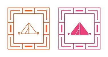 tent vector pictogram