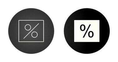 percentage vector icoon