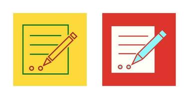 contract vector pictogram