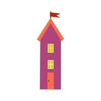 strand huis vector illustratie.