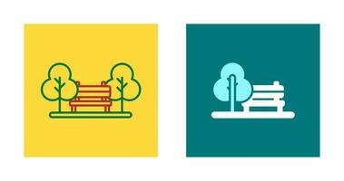 park vector pictogram