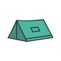 tent vector pictogram