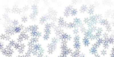 lichtblauwe vector abstracte textuur met bladeren.