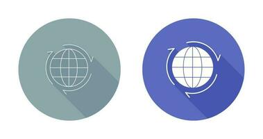 wereldbol vector pictogram