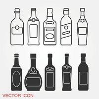 fles pictogram vector