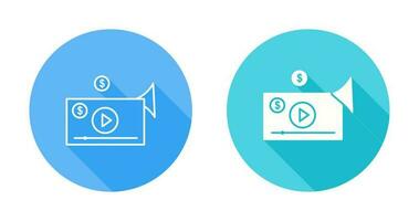 videomarketing vectorpictogram vector