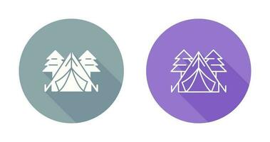 tent vector pictogram