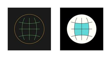 wereldbol vector pictogram