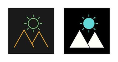 zonnig weer vector pictogram