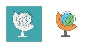 wereldbol vector pictogram