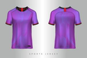 voetbal trui en t-shirt sport mockup sjabloon grafisch ontwerp voor voetbal kit vector