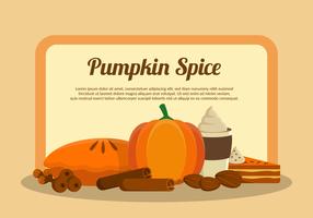 Pompoen Spice Illustratie vector