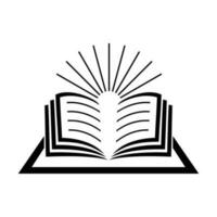 boek logo sjabloon ontwerp. onderwijs icoon, teken en symbool. vector