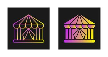 circus tent vector icoon