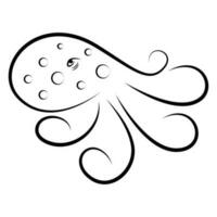 Octopus vector illustratie ontwerp