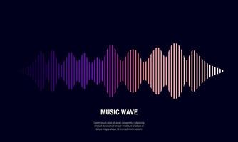 muziek abstracte achtergrond gekleurd in paars blauw rood en wit gradaties equalizer voor muziek vectorillustratie vector