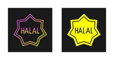 halal vector icoon