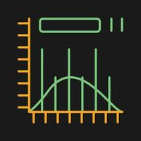 histogram vector icoon