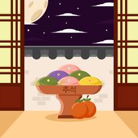 Chuseok vector