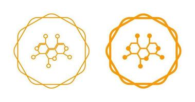 molecuul structuur vector icoon