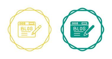 blog vector icoon