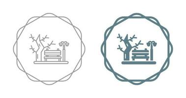 park vector pictogram