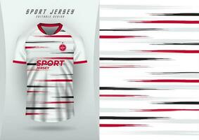 achtergrond voor sport- Jersey voetbal Jersey rennen Jersey racing Jersey horizontaal strepen patroon rood en zwart vector