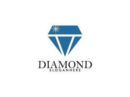 creatief diamantlogo en pictogramontwerpsjabloon vector