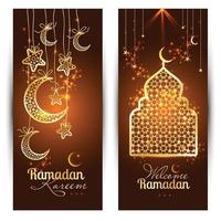 vector illustratie Arabische ramadan kareem banners