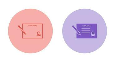 diploma vector pictogram