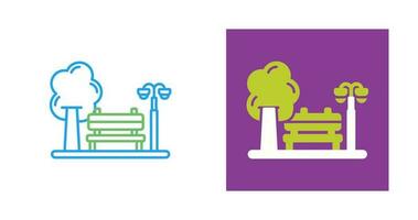 park vector pictogram