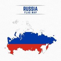 vlag kaart van rusland vector