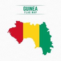 vlag kaart van guinea vector