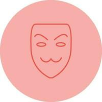 hacker masker lijn icoon vector