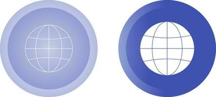 wereldbol vector pictogram