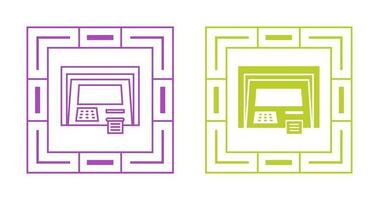 geldautomaat vector pictogram