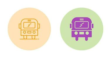 schoolbus vector pictogram