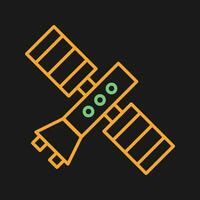 satelliet vector pictogram