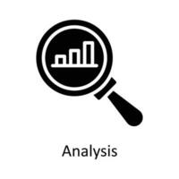 analyse vector solide icoon ontwerp illustratie. landbouw symbool Aan wit achtergrond eps 10 het dossier