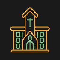 kerk vector pictogram