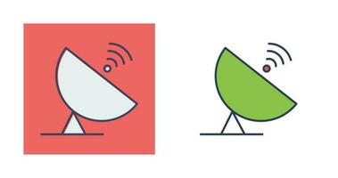 satelliet vector pictogram