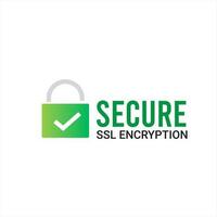 beveiligen ssl encryptie logo, beveiligen verbinding icoon vector illustratie, ssl certificaat icoon, beveiligen ssl encryptie vector illustratie. logo ontwerp